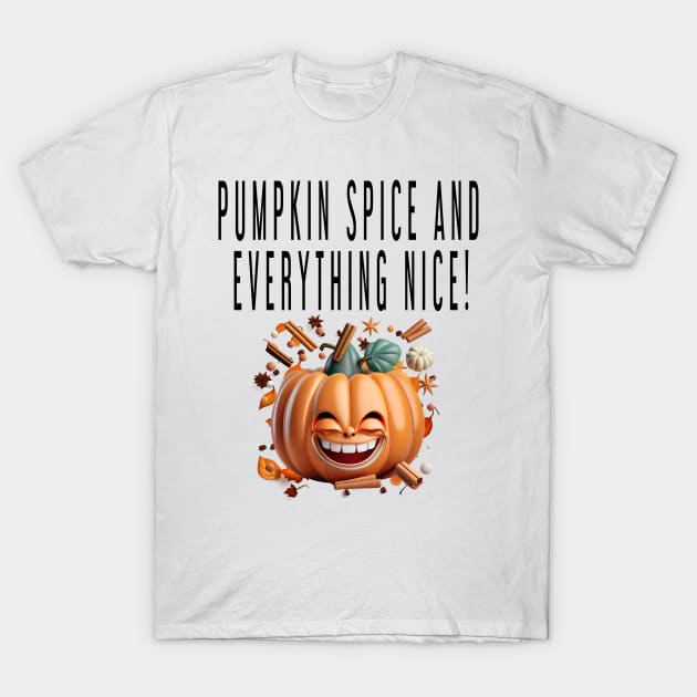 Pumpkin Spice T-Shirt by Double You Store